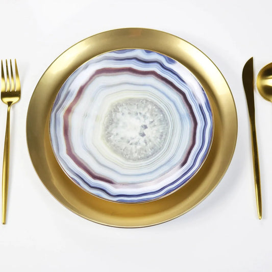 Blue Agate Plate