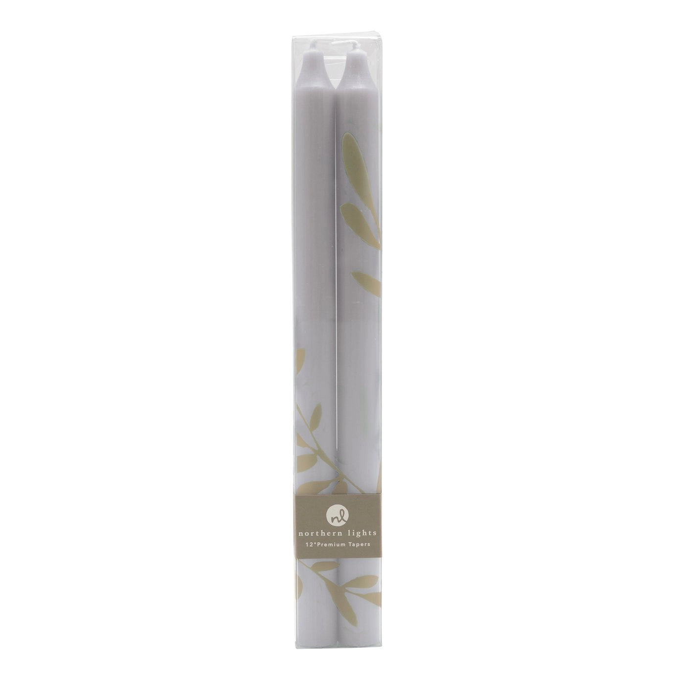 Taper Candles S/2 - Stone